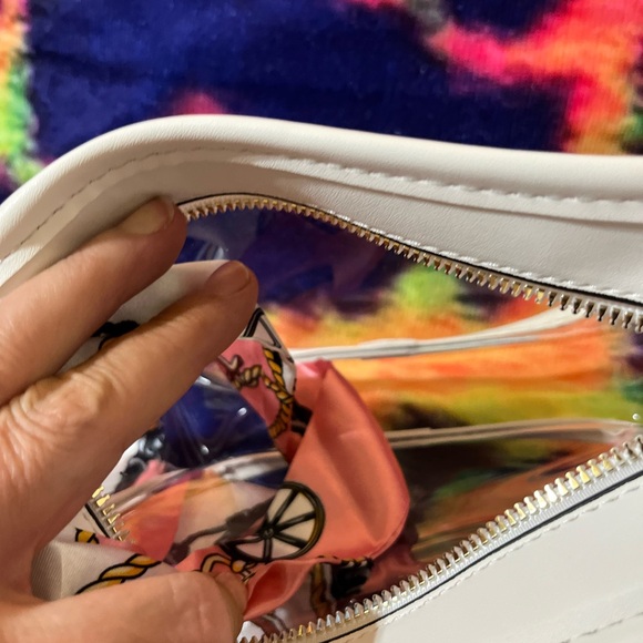 Sleek Ivory Game Time Clear Crossbody - Picture 3 of 5